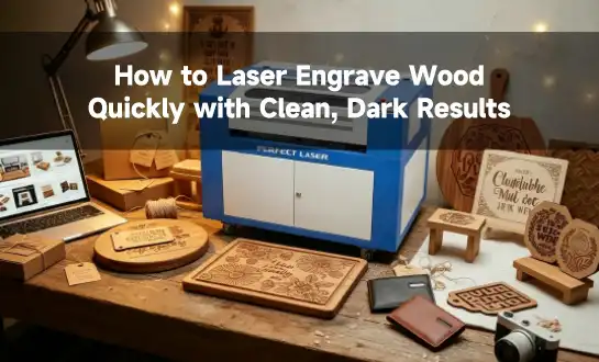 How to Laser Engrave Wood Quickly with Clean, Dark Results